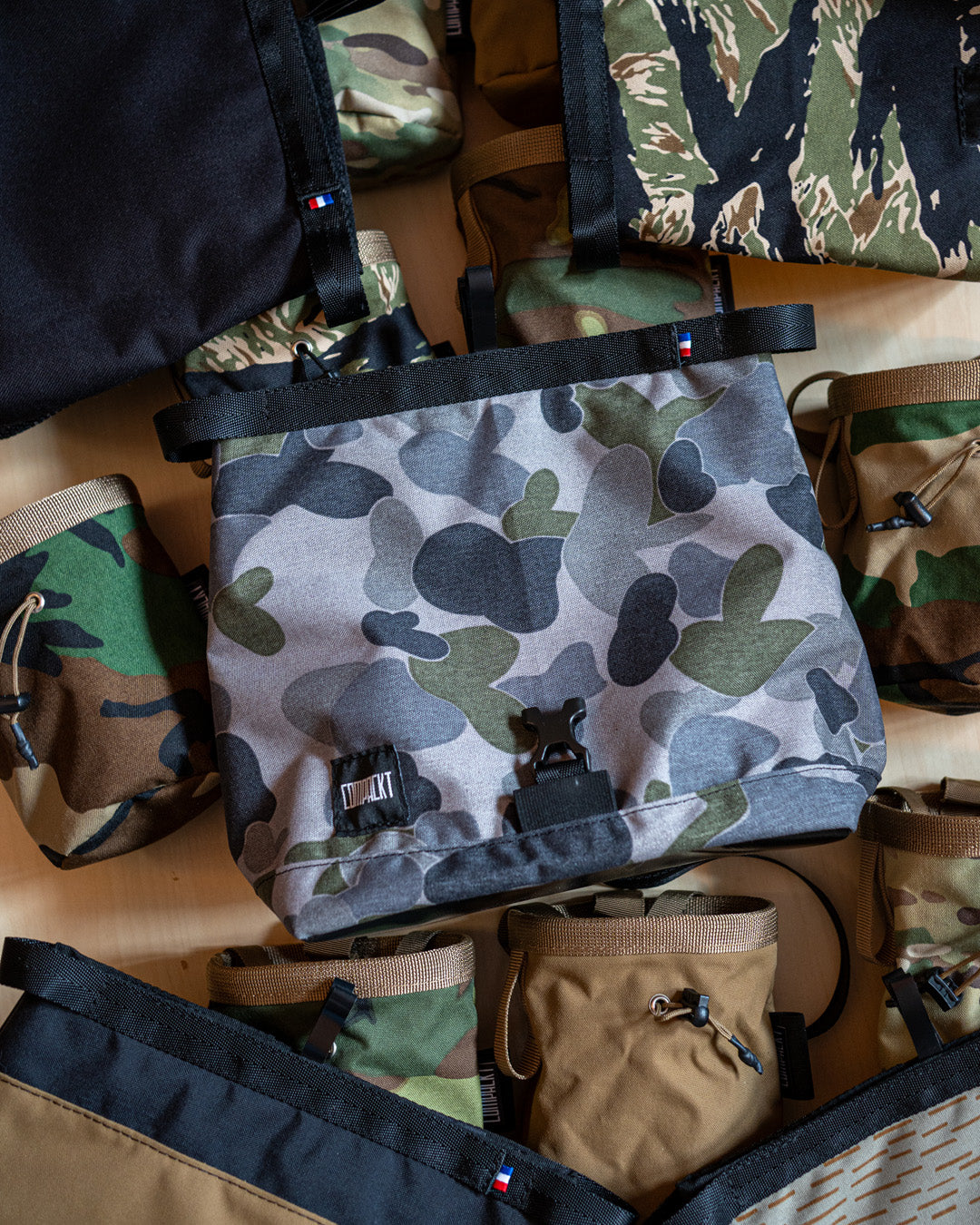 Sac à magnésie de bloc en cordura made in france